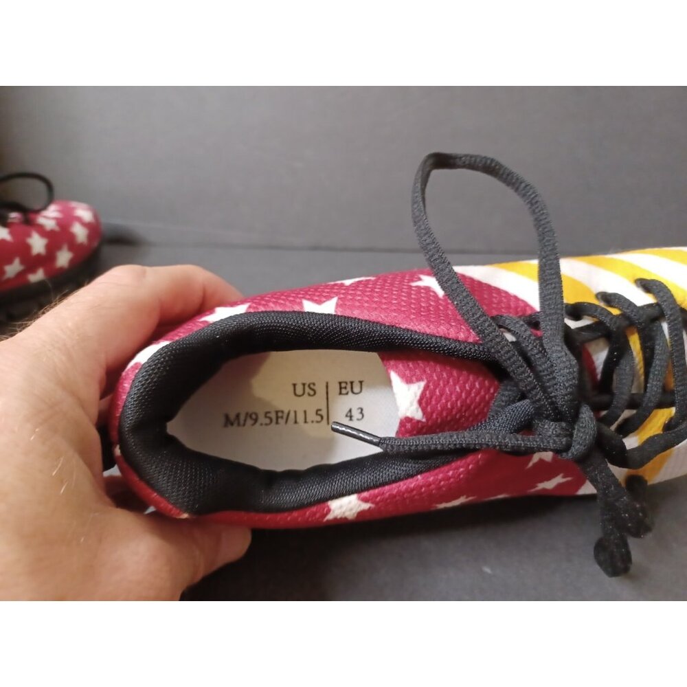 American Flag Full Stars ASU Arizona Sneaker Shoes Size Men 9.5 Women 11.5 - Picture 11 of 13